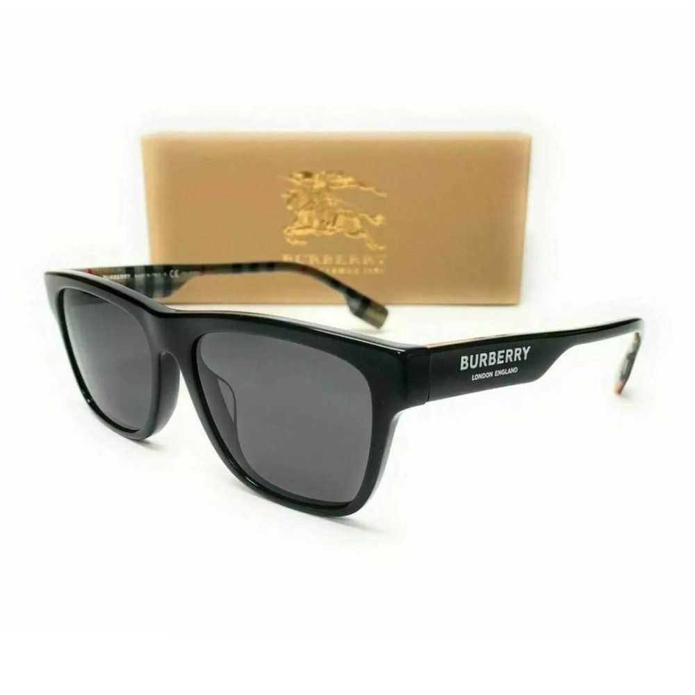 Burberry Women's Black and Grey Sunglasses!